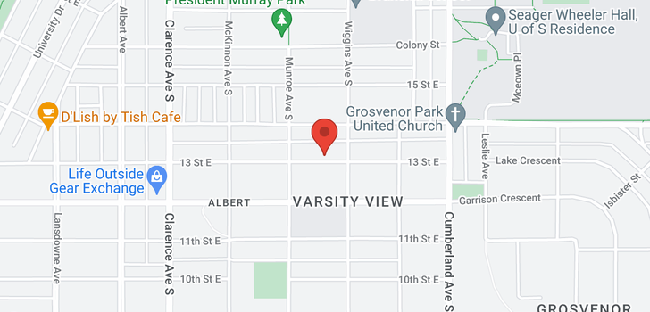 map of 1225 13th ST E